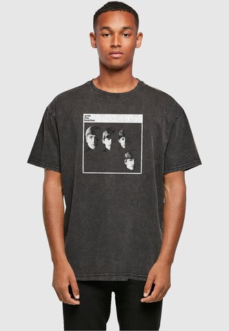 Merchcode Shirt 'Beatles - With The Beatles' in Zwart: voorkant