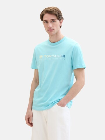 TOM TAILOR T-Shirt in Blau