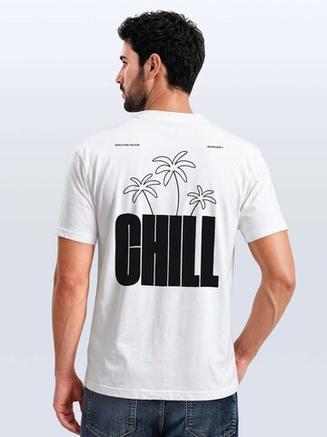 Neverless Shirt 'chill' in White
