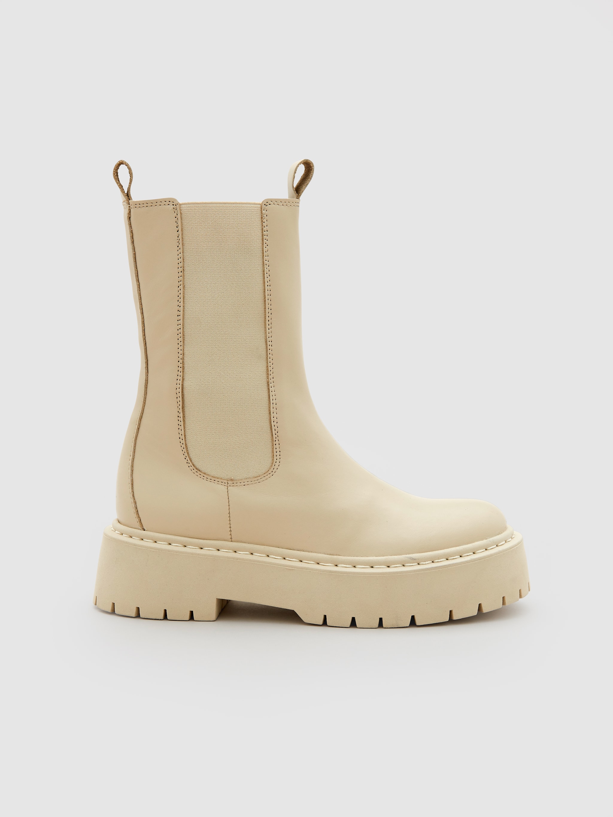 EDITED Producten Enkellaarsjes 'Gudrun' Beige