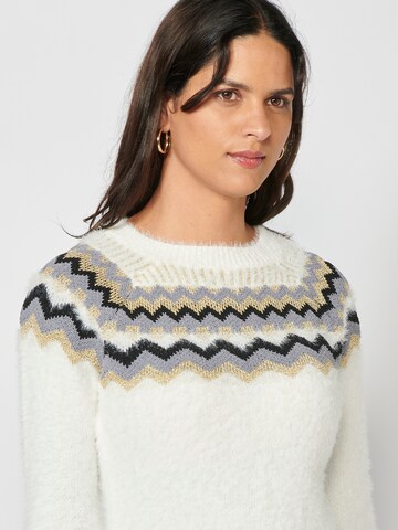 KOROSHI Pullover in Weiß