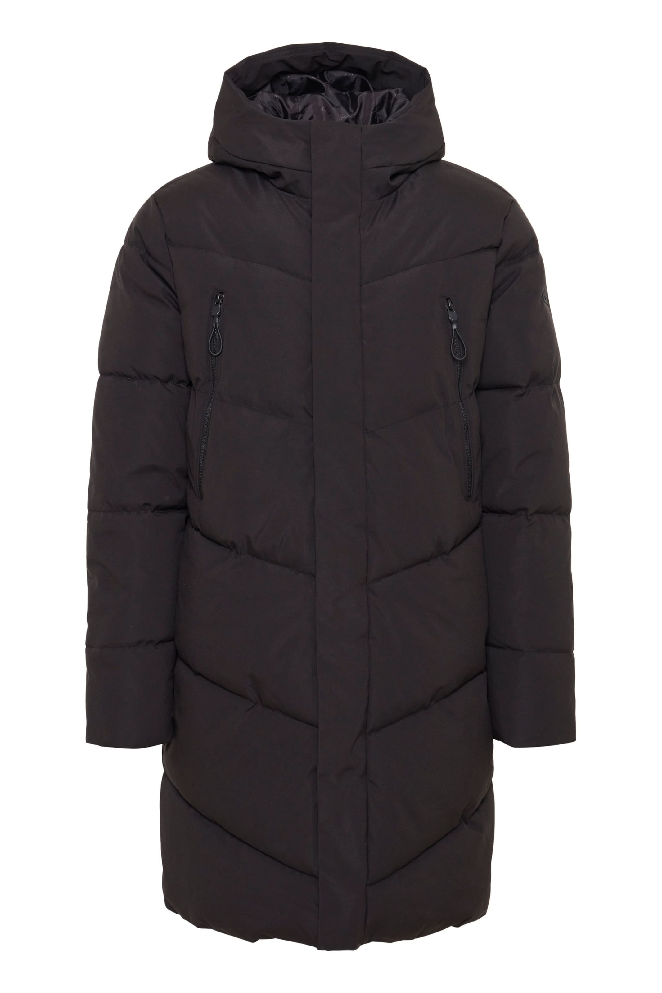 !Solid Winterjas 'Gabe' in Zwart: voorkant