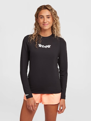 O'NEILL Schwimmshirt 'Skins' in Schwarz: Vorderseite