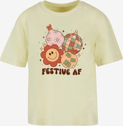F4NT4STIC Shirt in gelb / mischfarben, Produktansicht