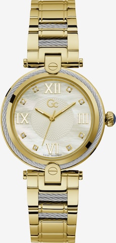 Gc Analog Watch 'Fusion Cable' in Gold: front