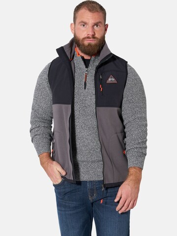 Jan Vanderstorm Vest 'Finnsen' in Grey