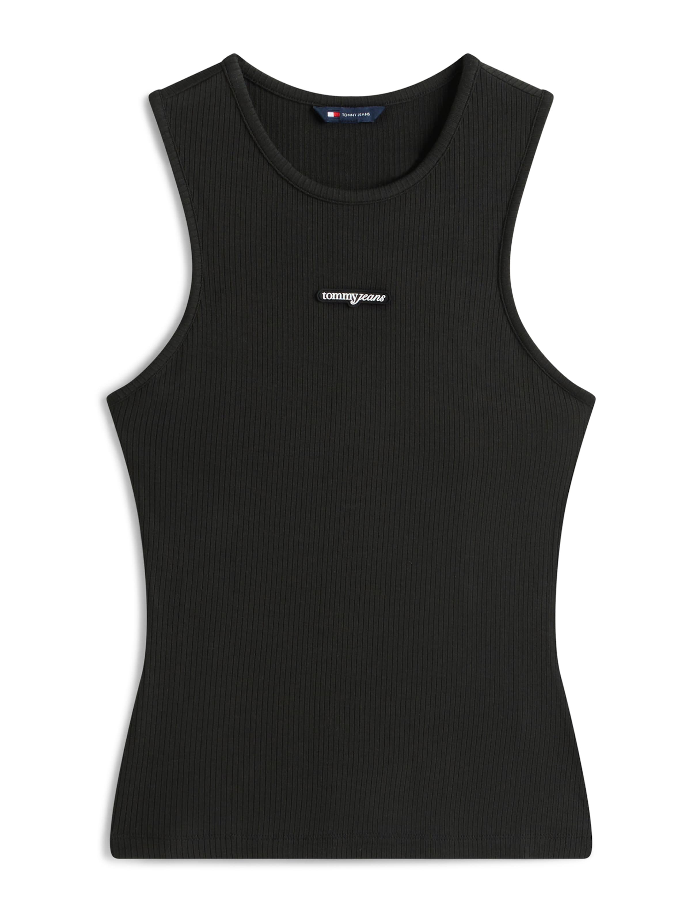 Tommy Jeans Top - Čierna: predná strana