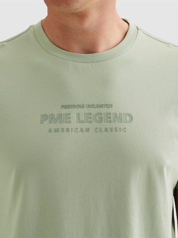 T-Shirt 'PME LEGEND - T-shirt in cotton jersey with artwork' PME Legend en vert