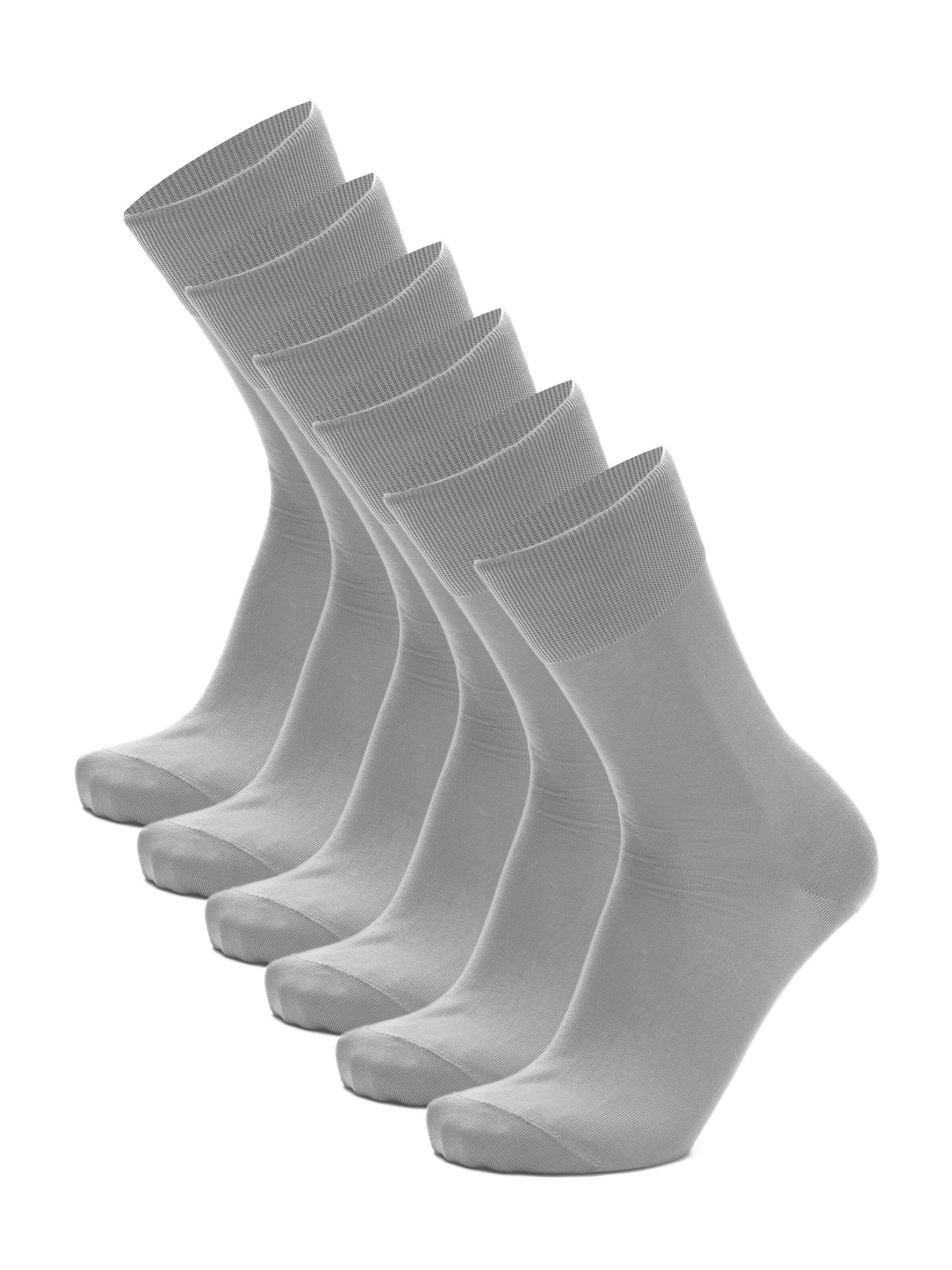Ciocca Socks in Grey: front