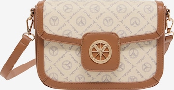 Carlo Colucci Umhängetasche 'Del Giudice' in Beige: Vorderseite