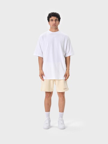 Ossy Homer Loosefit Sporthose '450 GSM' in Beige