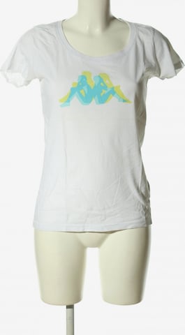 KAPPA T-Shirt S in Weiß: predná strana