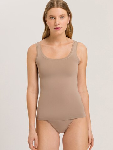 Hanro Top ' Touch Feeling ' in Beige: Vorderseite