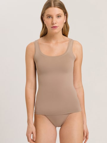 Hanro Top ' Touch Feeling ' in Beige: front