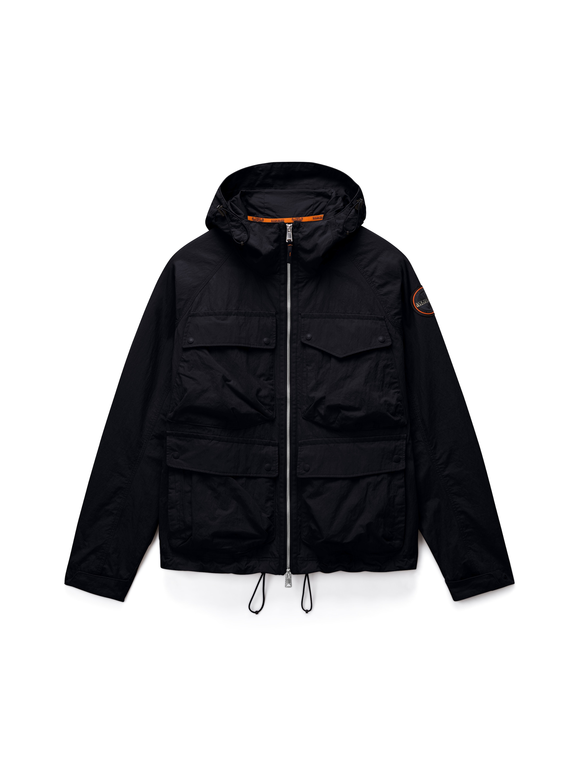 juoda NAPAPIJRI Demisezoninė striukė 'A-Rivalto Cot': priekis