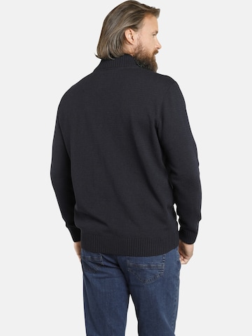 Jan Vanderstorm Knit Cardigan 'Olav' in Blue