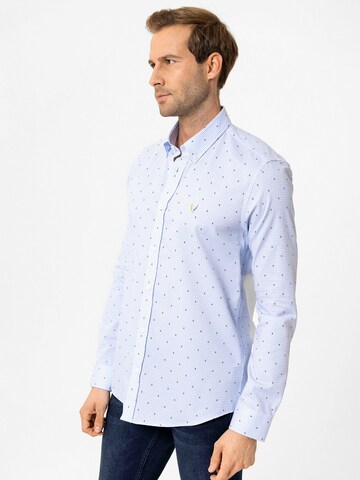 By Diess Collection Regular Fit Hemd in Blau