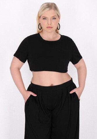 myMo ROCKS Shirt in Zwart: voorkant