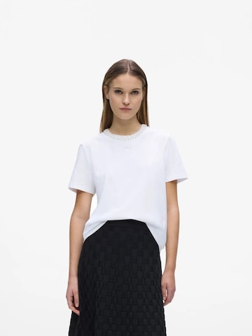 T-shirt Karl Lagerfeld en blanc : devant