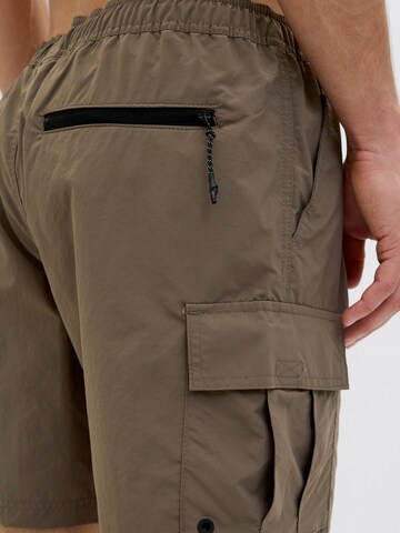 JACK & JONES Badeshorts 'JPSTNaxos' in Braun
