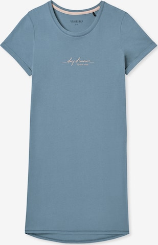 SCHIESSER Nightgown ' Casual Essentials ' in Blue: front