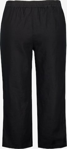 Wide Leg Pantalon Ulla Popken en noir