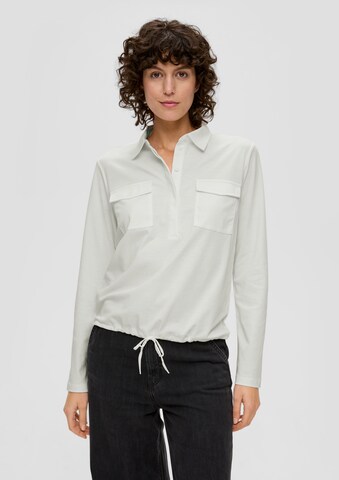 s.Oliver Shirt in Wit: voorkant