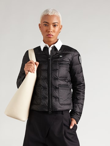 Blauer.USA Kevad-sügisjope, värv must: eest vaates