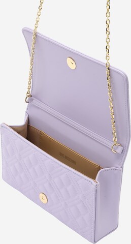 Pochette Love Moschino en violet