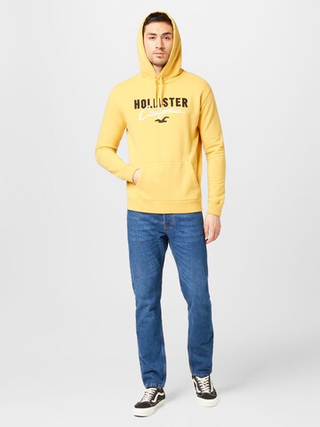 Sweat-shirt HOLLISTER en jaune