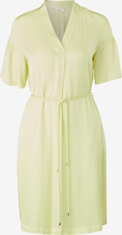 s.Oliver BLACK LABEL - Vestido en amarillo: frente