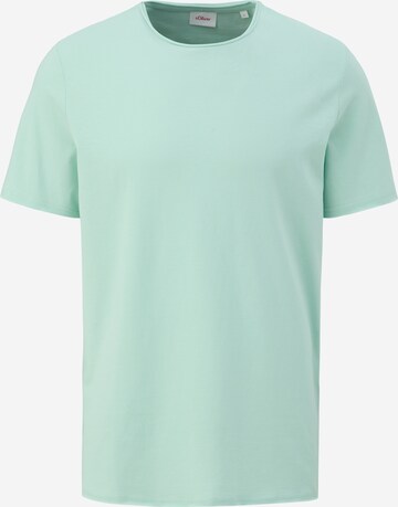 T-Shirt s.Oliver en vert : devant