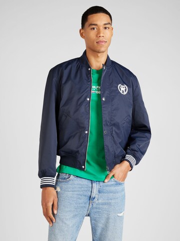 TOMMY HILFIGER Tussenjas in Blauw: voorkant