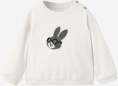 MANGO KIDS Sweat 'ATOMS' en 74 en beige clair / graphite / noir / blanc, Vue avec produit