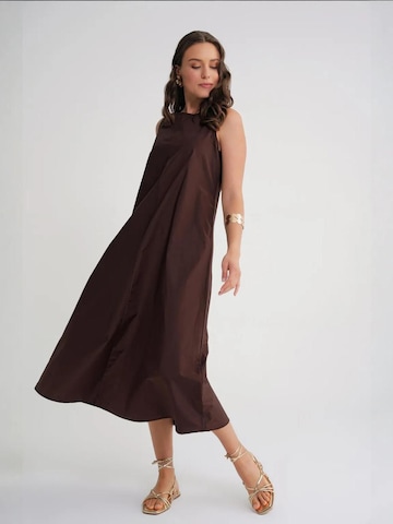 MixRay Dress 'Maxi' in Brown