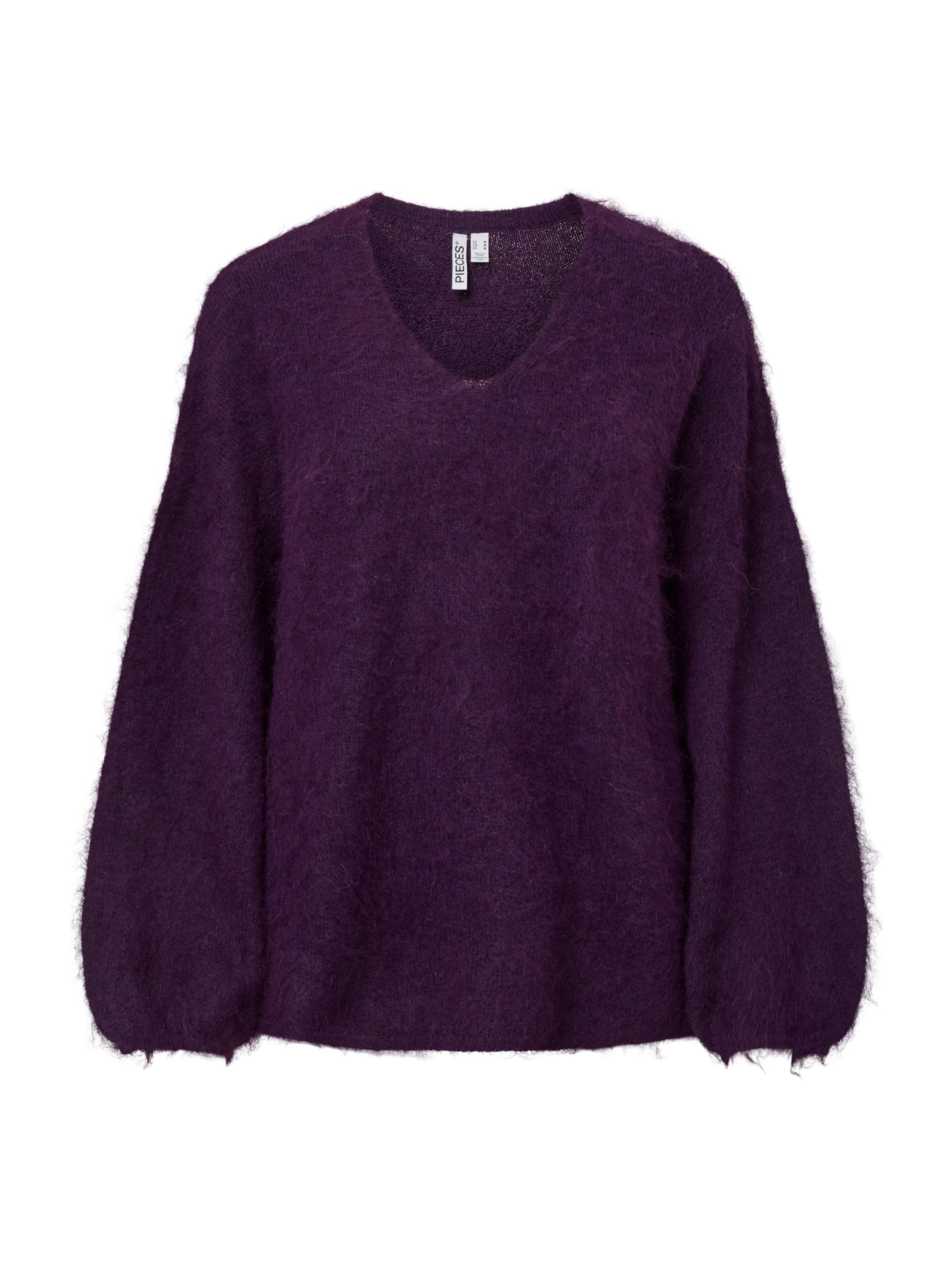 PIECES Trui 'PCALLIE' in Lila: voorkant