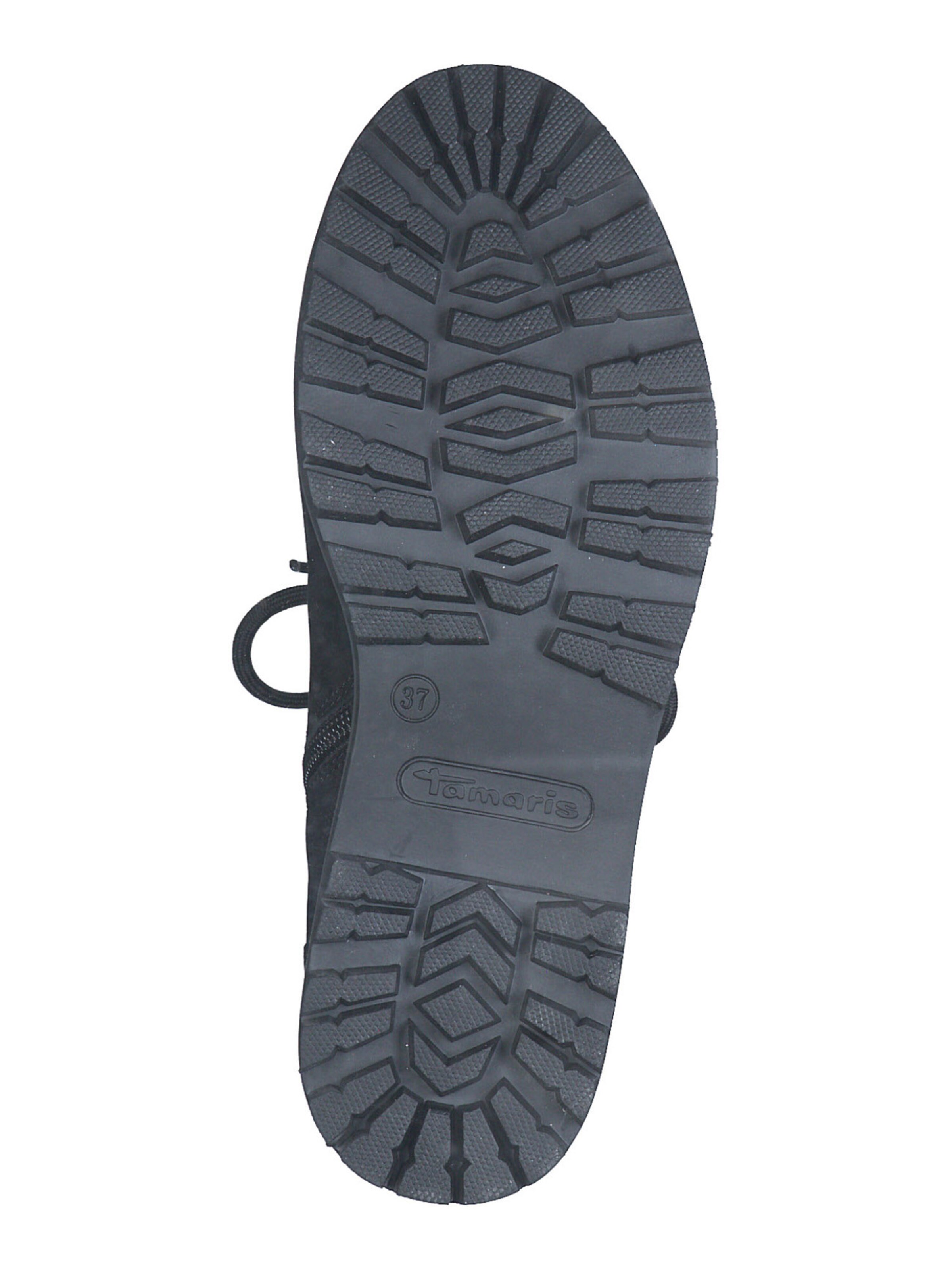 Tamaris Schnürstiefelette in Schwarz