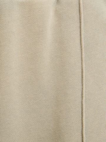 Bershka Szeroka nogawka Spodnie w kolorze szary
