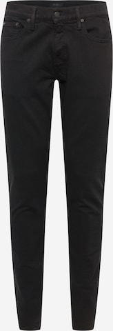 Polo Ralph Lauren Skinny Jeans in Black: front