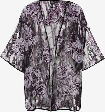 Ulla Popken Kimono in Lila: voorkant