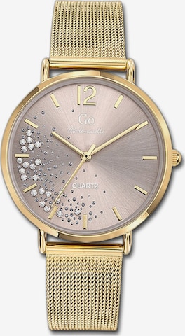 GO GirlOnly Analoguhr in Gold: Vorderseite