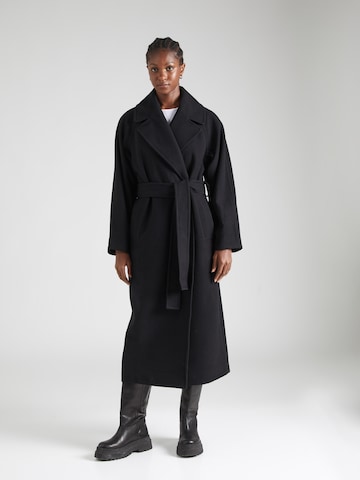 WEEKDAY Ανοιξιάτικο και φθινοπωρινό παλτό 'Kia' σε μαύρο: μπροστά