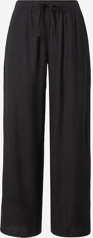 TOPSHOP Wide leg Παντελόνι 'LAKIA' σε μαύρο: μπροστά