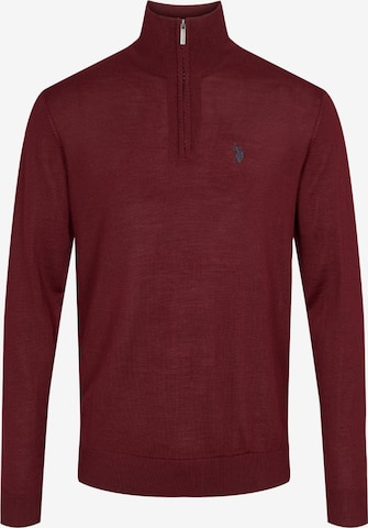 U.S. POLO ASSN. Trui 'Mason' in Rood: voorkant