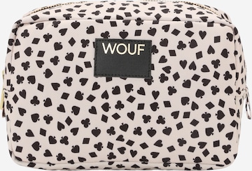 Wouf Toilettilaukku 'Daily' värissä beige: etupuoli