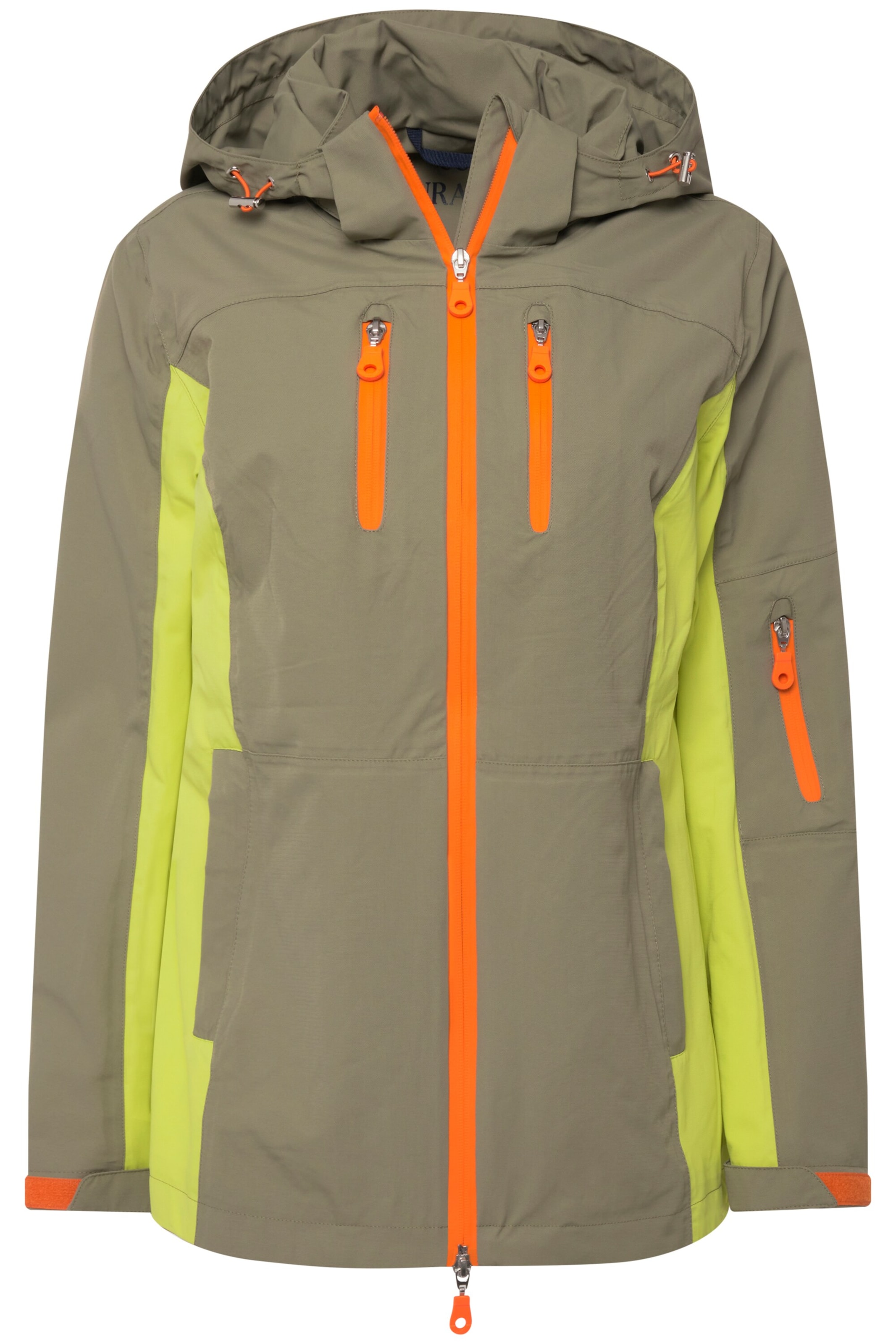 LAURASØN Functionele jas in Groen: voorkant