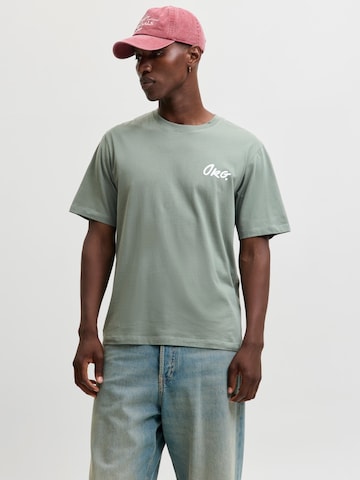 JACK & JONES Bluser & t-shirts 'JORURBAN' i grøn: forside