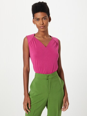 COMMA Top in Pink: front
