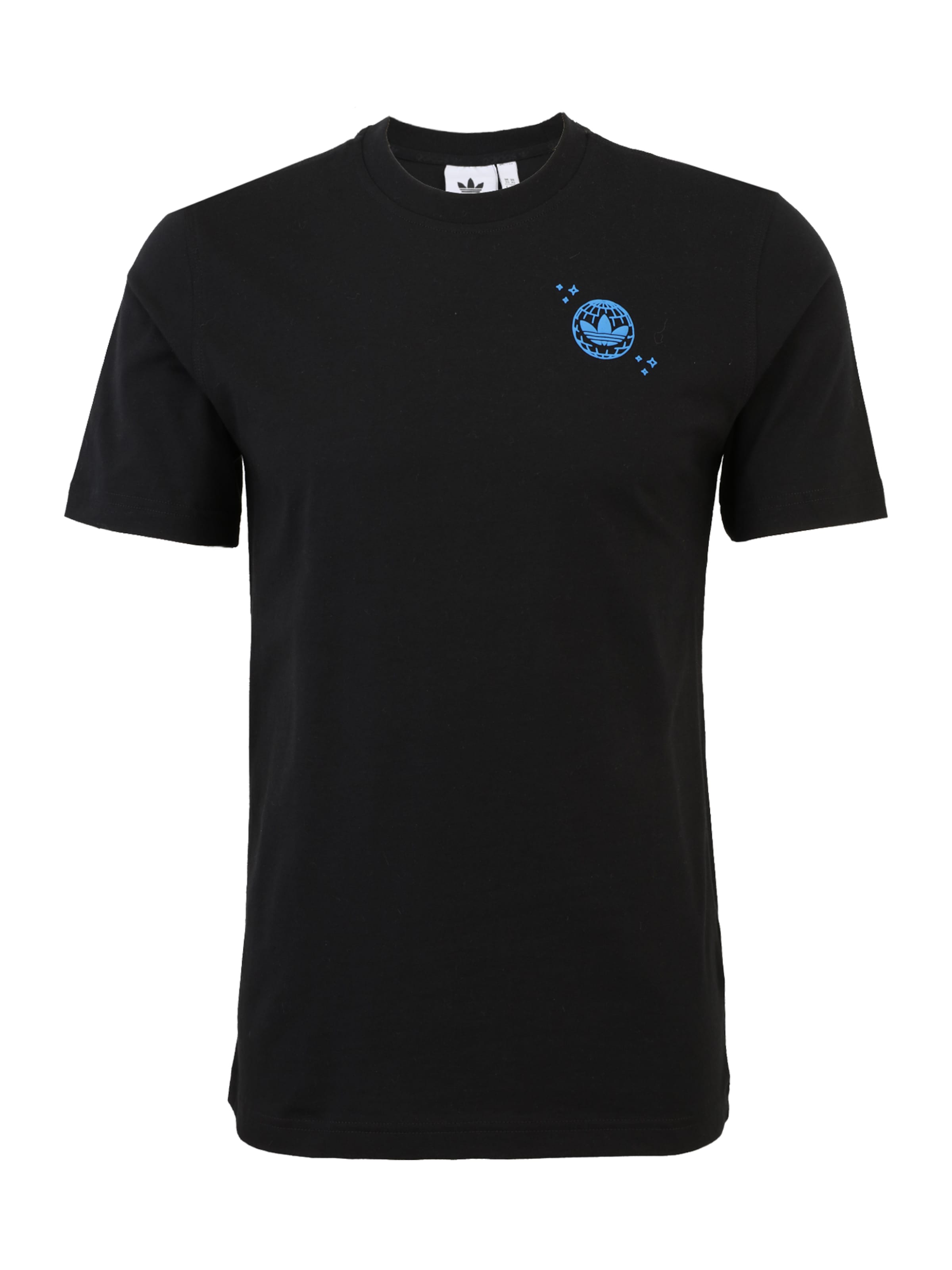 ADIDAS ORIGINALS Футболка 'DANCING' в Королевский синий / Светло-синий / Черный, Обзор товара