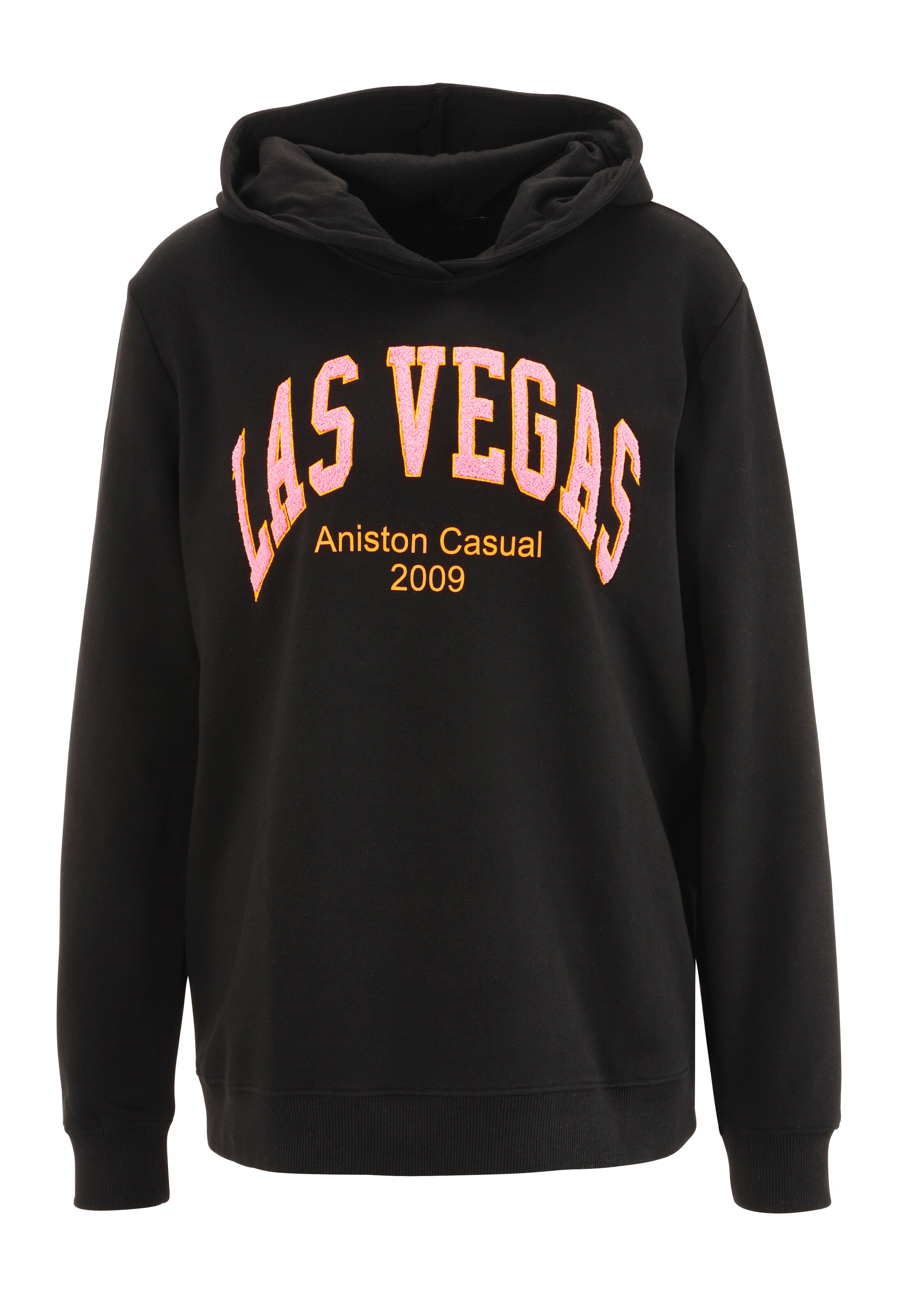 Aniston CASUAL Sweatshirt in Black: front